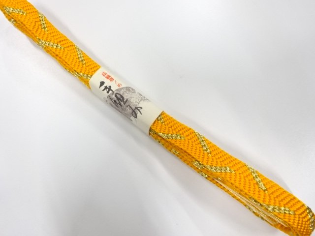 未使用品　正絹　手組帯締め